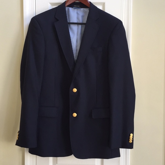 tommy navy blazer